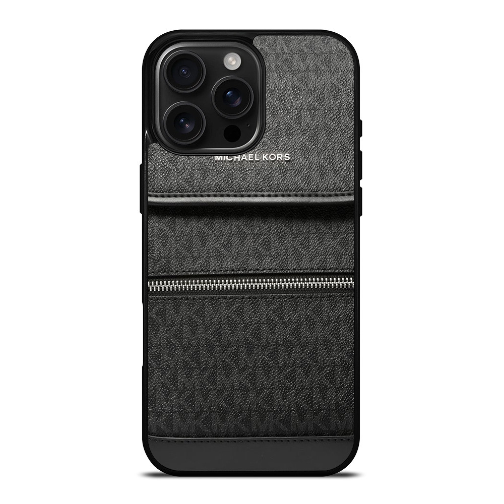 MICHAEL KORS MK LOGO BACKPACK BLACK BAG iPhone 16 Pro Max Case Cover
